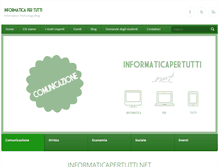 Tablet Screenshot of informaticapertutti.net